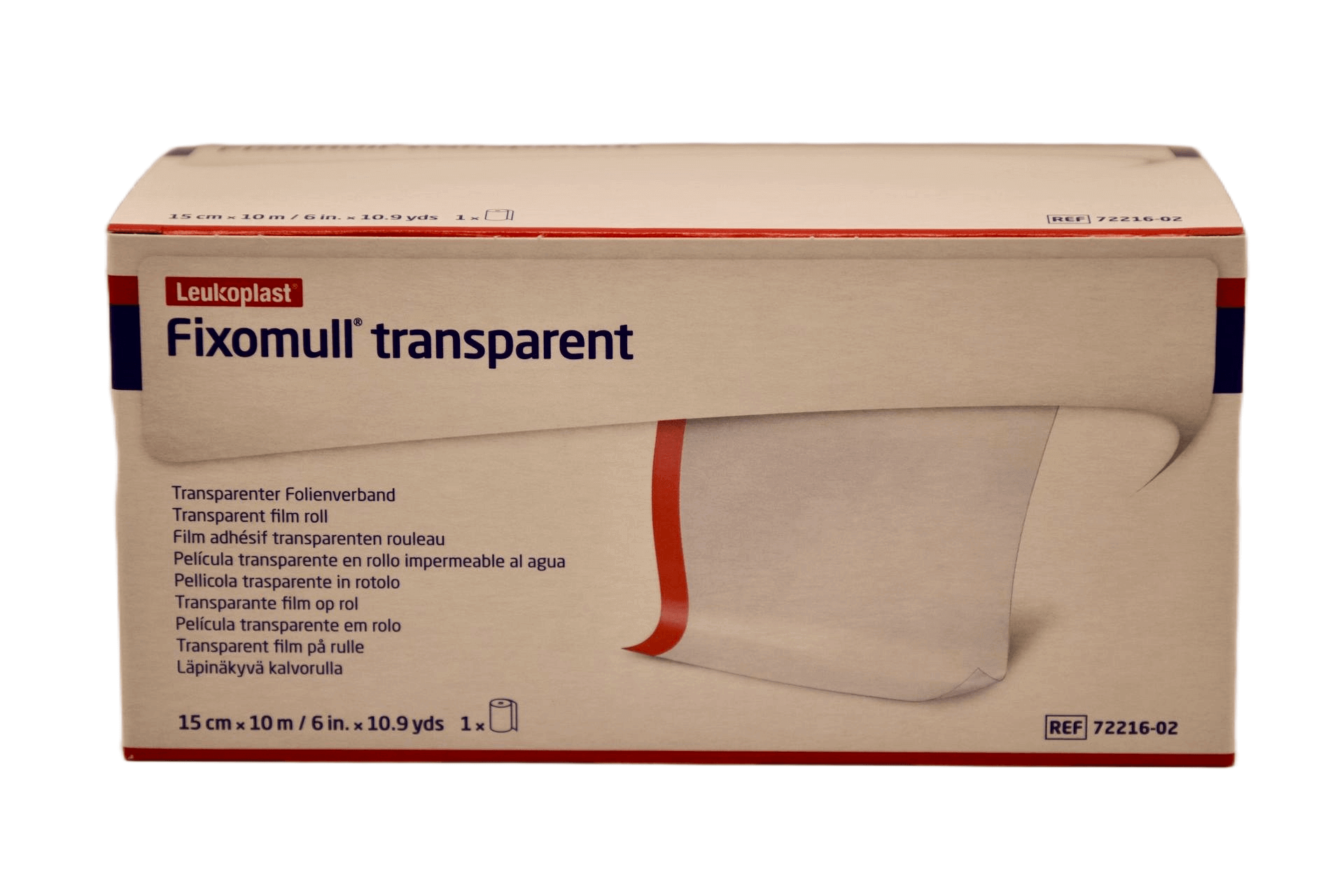 BSN Essity - Fixomull transparent - 15 cm x 10 m - 1 pc - 72216-02
