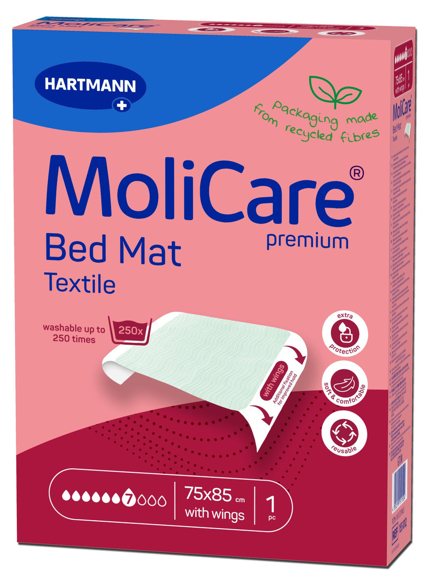 Hartmann - MoliCare® Premium Bed Mat TEXTILE 7 druppels 75 cm x 85 cm - 155012
