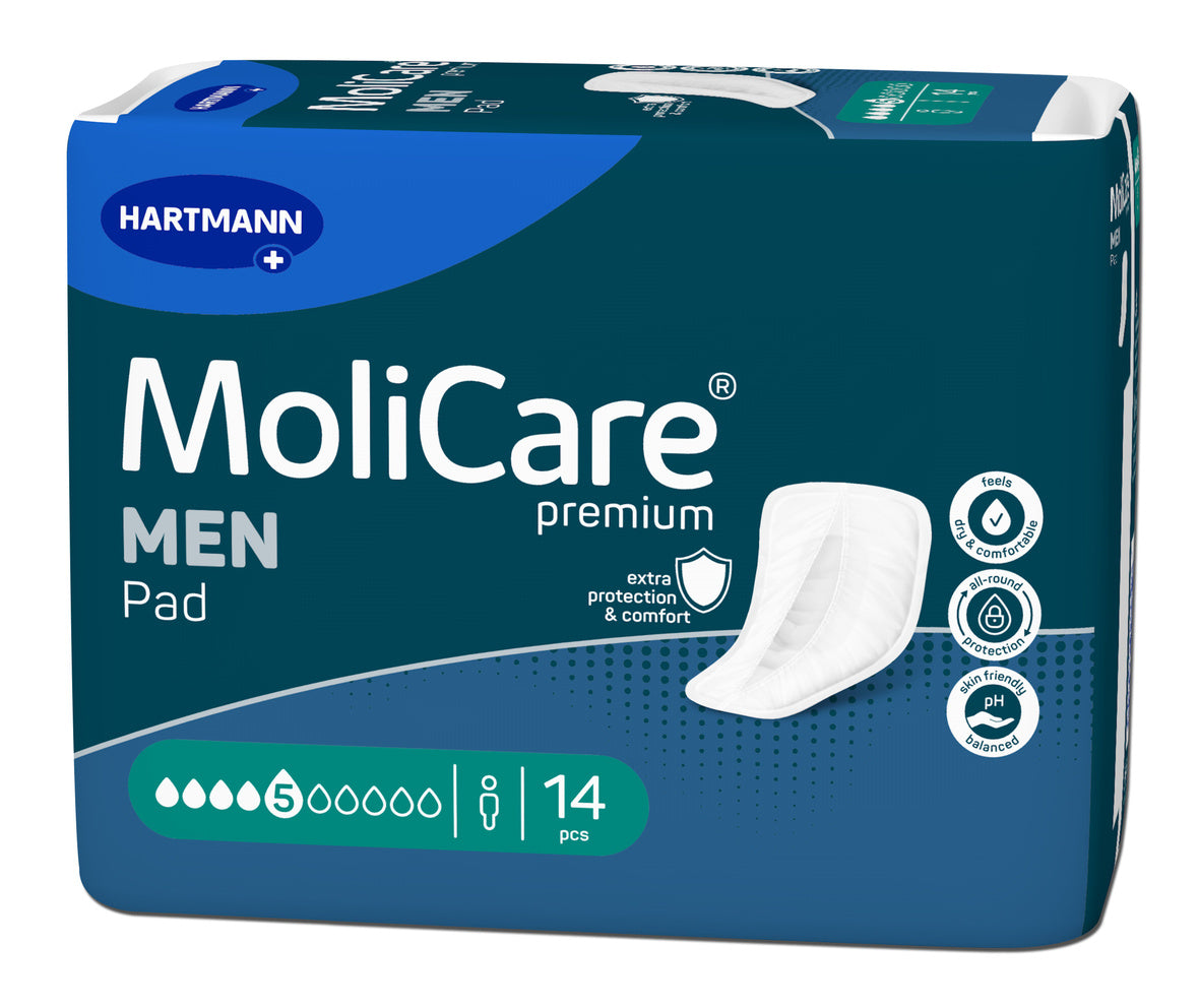 Hartmann - MoliCare® premium MEN Pad 5 druppels 27x18 cm - 168069